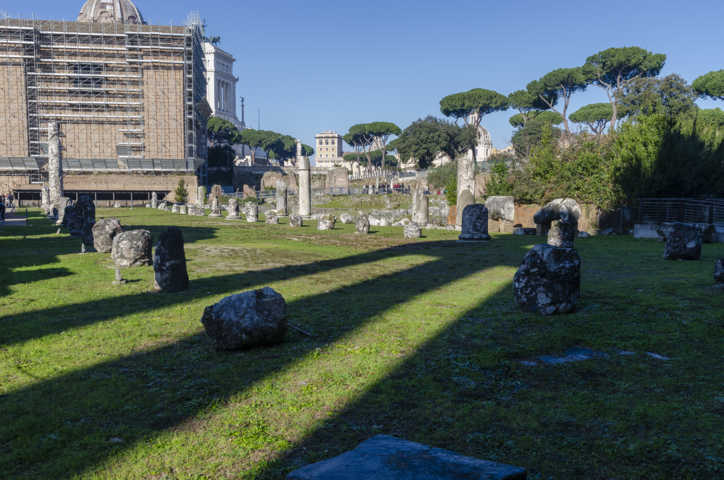 86 - Italia - Roma - Foro Romano - basilica Aemilia